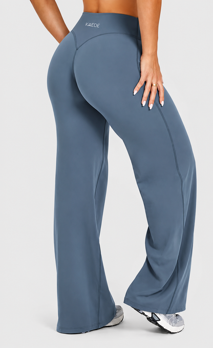 K-Selence Wide Leggings – Blue Grey