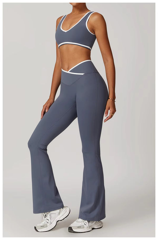 K-Khole Flared Leggings Grey