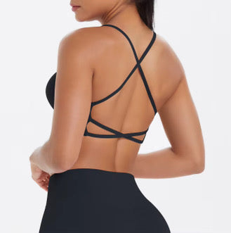 K-Kamilla Top – Cross Back Black