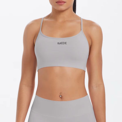 K-Kamilla Top – Cross Back Grey