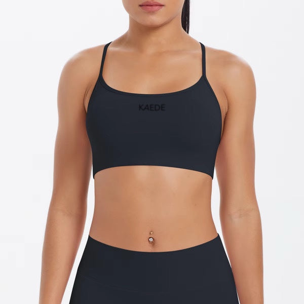 K-Kamilla Top – Cross Back Black